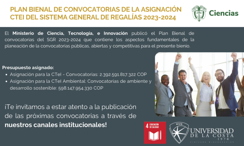 Plan bienal de convocatorias de la asignación CTEI del sistema general ...